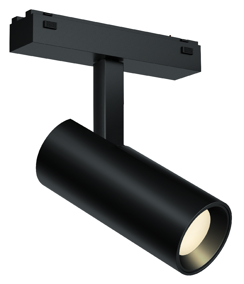 Трековый магнитный светильник iLedex Vision 4825-042-D55-18W-38DG-4000K-BK