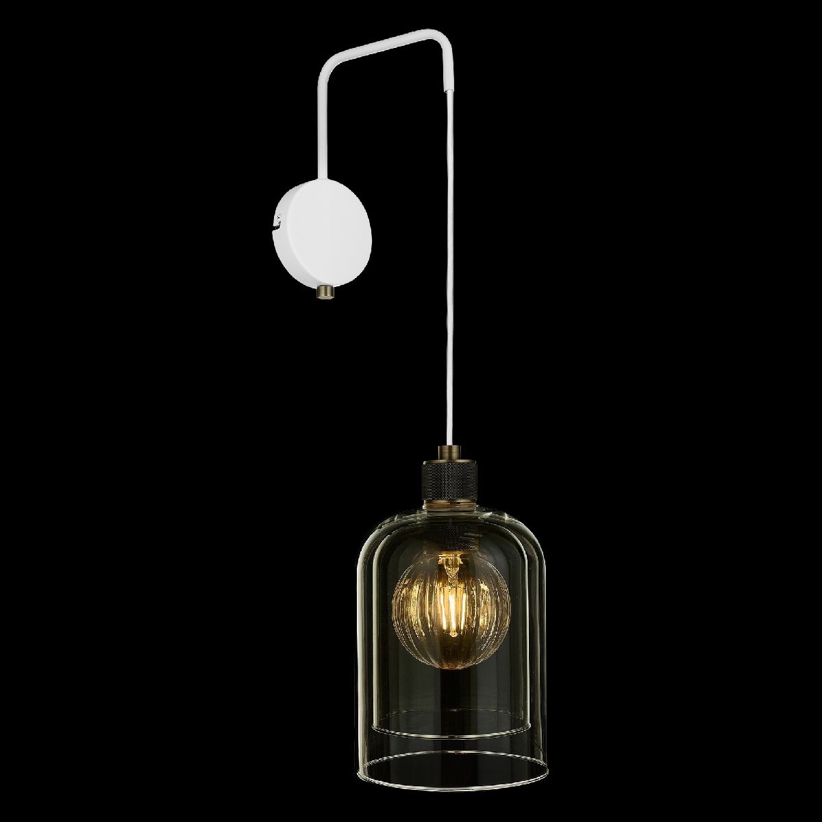 Настенный светильник 33Lab.studio WLL408.10ABM.002WH-M05TG