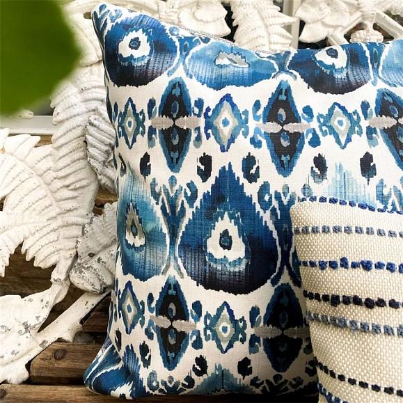 Подушка CCWY4021, Cuzcita Outdoor, Indigo, William Yeoward 45 x 60см