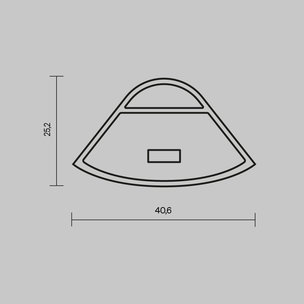 Комплект заглушек для профиля 3030 2шт Maytoni Led Strip ALM-3030-EC 642073