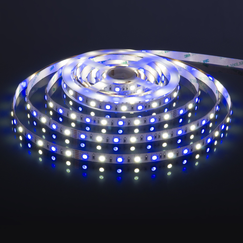 Светодиодная лента Elektrostandard 24V 14,4W 60Led 5050+5050 IP20 MIX RGB/холодный белый, 5м 4690389172274 a053731