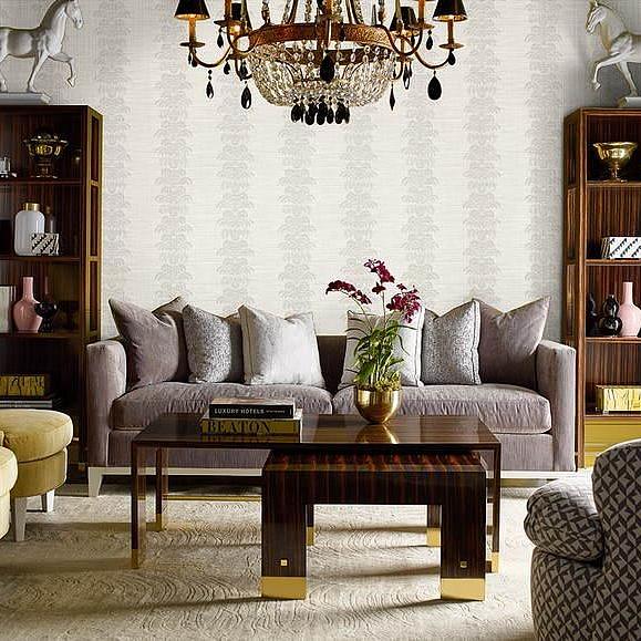 Обои Seabrook LN10508 Damask Stripes