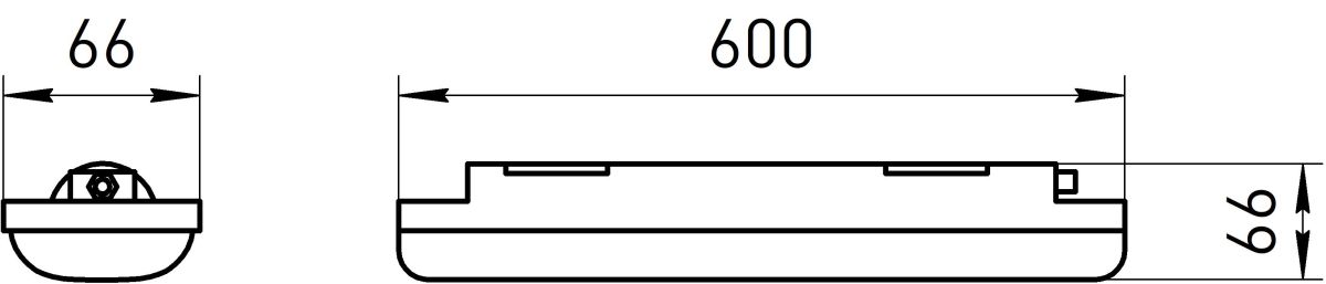 Линейный светильник Эра SPP-211-0-40K-036