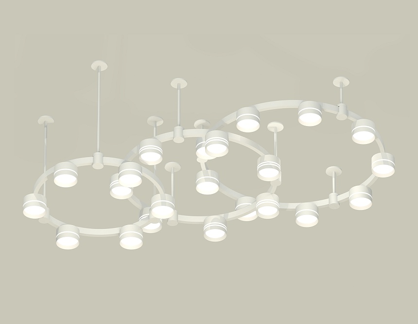 Комплект подвесного светильника Ambrella Light Techno Ring XR92212260 (A9221, A9226, C9241, C9232, C9236, C9231, N8461, N8477)