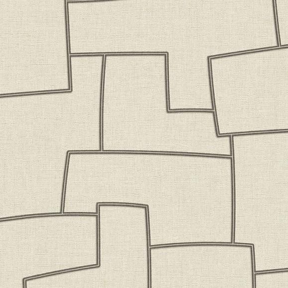 Обои Casadeco 201121221 Grege / noir INCA