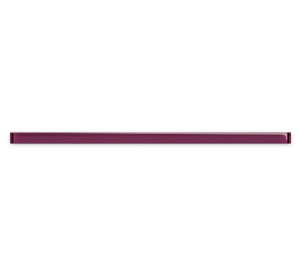 Бордюр стеклянный Universal Glass пурпурный 3x75 (UG1U221)