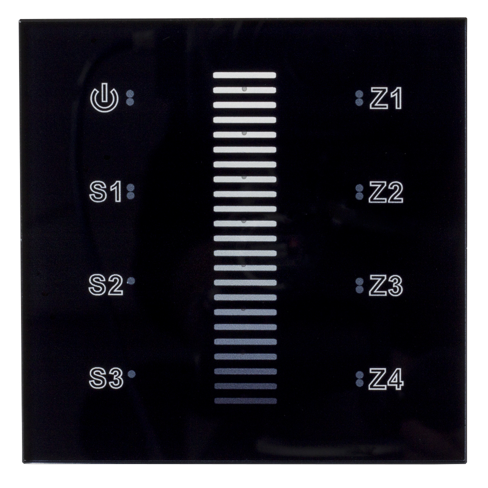 Сенсорная панель Arlight DALI-901-11-ADDR-3SC-DIM-DT6-IN Black BUS 037189