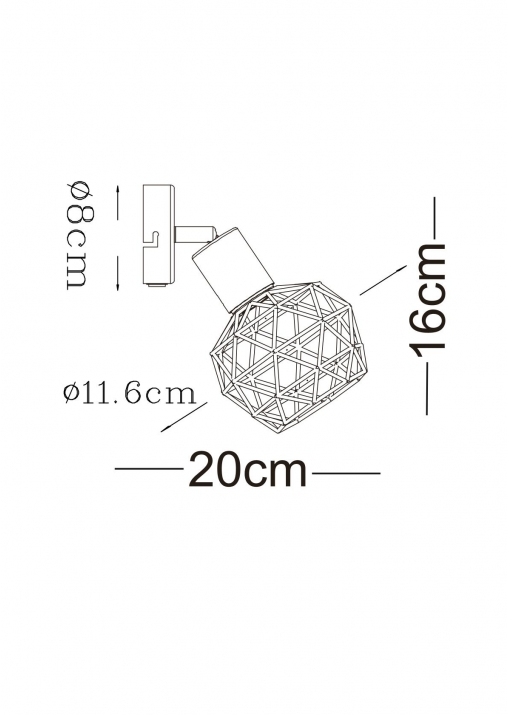 Спот Arte Lamp A6141AP-1WH