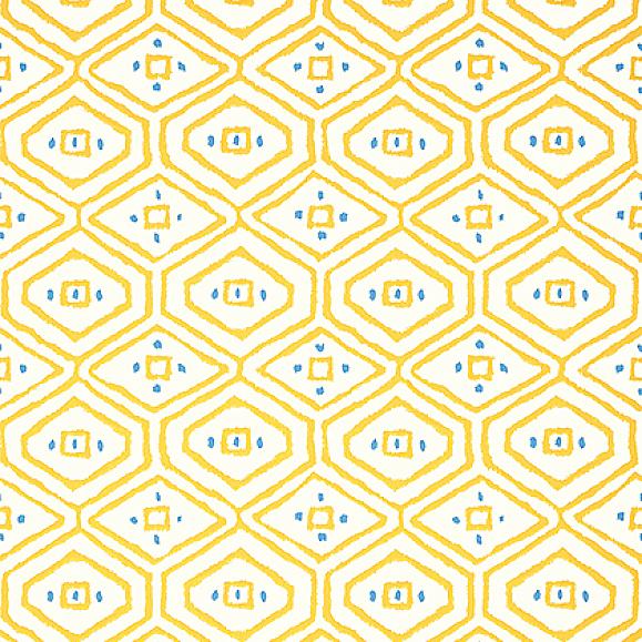 Обои Thibaut T10615 Pass-A-Grille Yellow