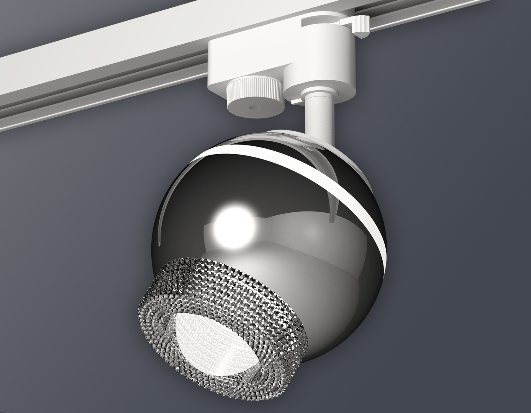 Трековый однофазный светильник с подсветкой Ambrella Light Track System XT1104001 (A2520, C1104, N7191)