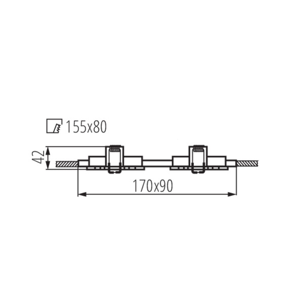 Точечный светильник Kanlux Seidy CT-DTL250-B/M 19459