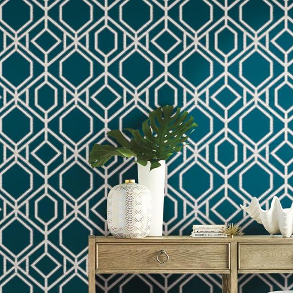 Обои York TC2631 Sawgrass Trellis Green