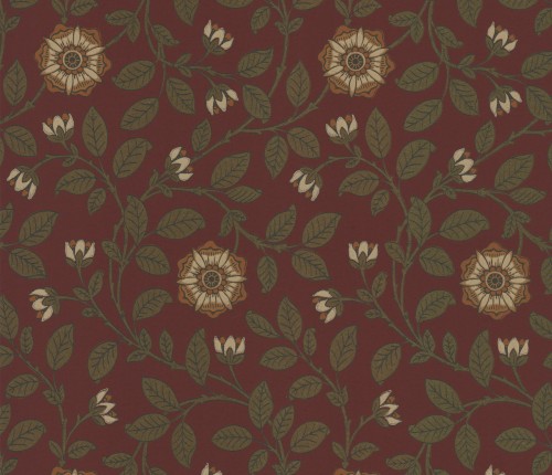 Обои Little Greene 0251RGREVIR Richmond Green Revival Red