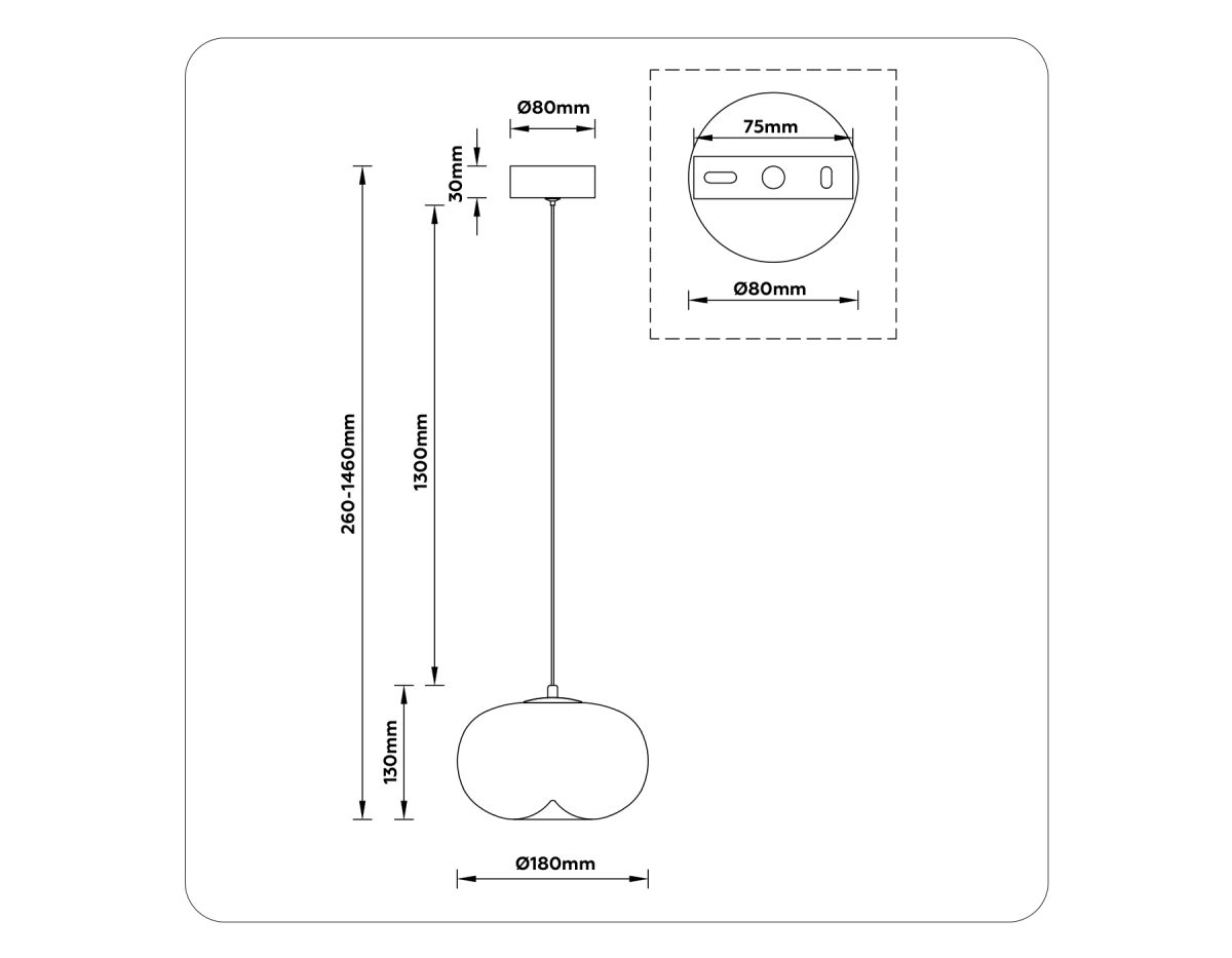 Подвесной светильник Ambrella Light High Light Modern LH11081