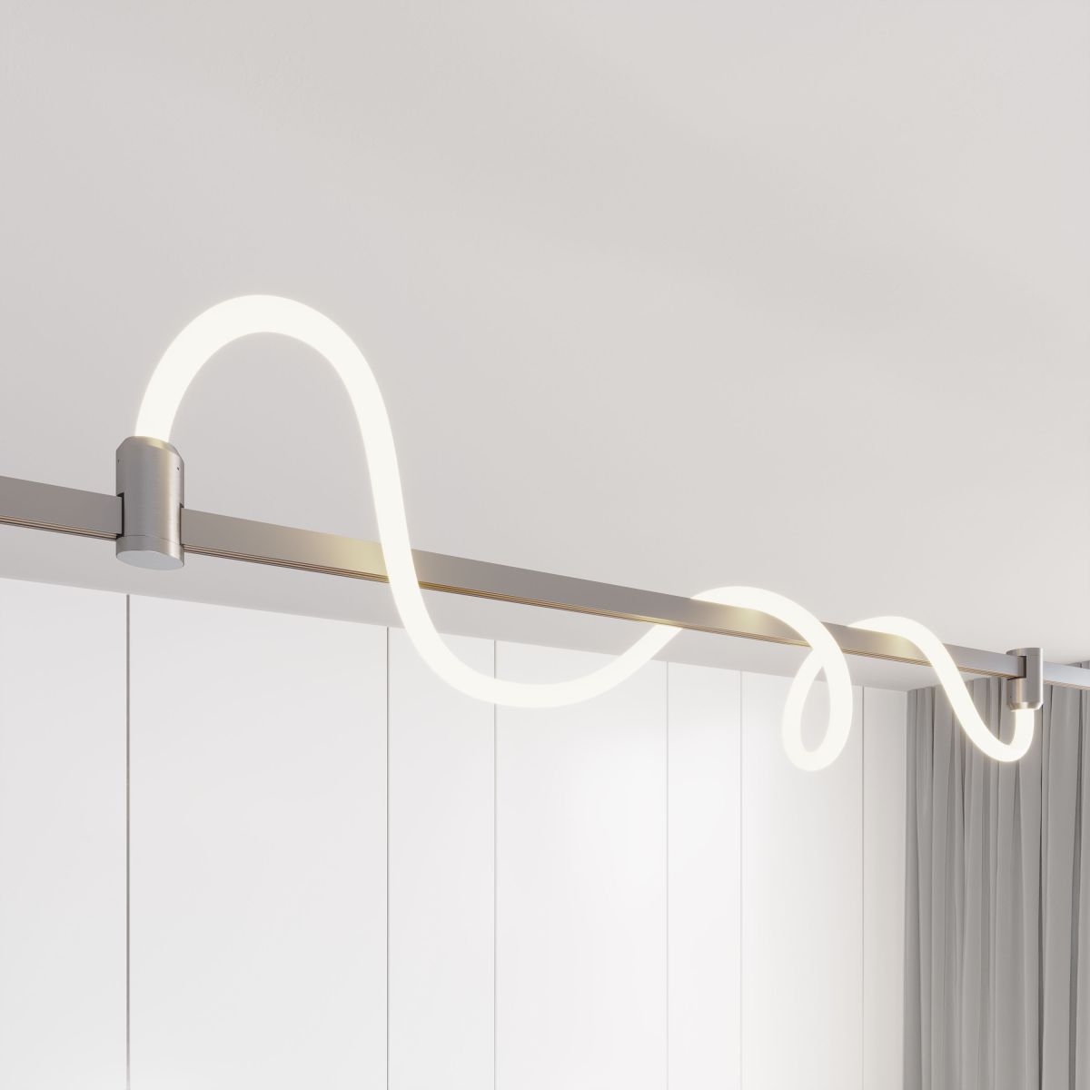 Трековый светильник Arlight ART-APRIORI-TUBE-ELASTIC-R38-L3000-36W Day4000 (Титан, 360 deg, 48V) (IP20 Металл) 049267(1)