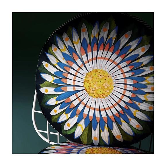 Подушка CCCL0646, Fleur Fardee, Fleuve, Christian Lacroix 45 x 45см