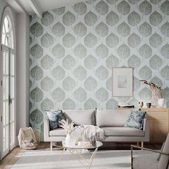 Обои Harlequin 112610 Leaf Sky/Gilver