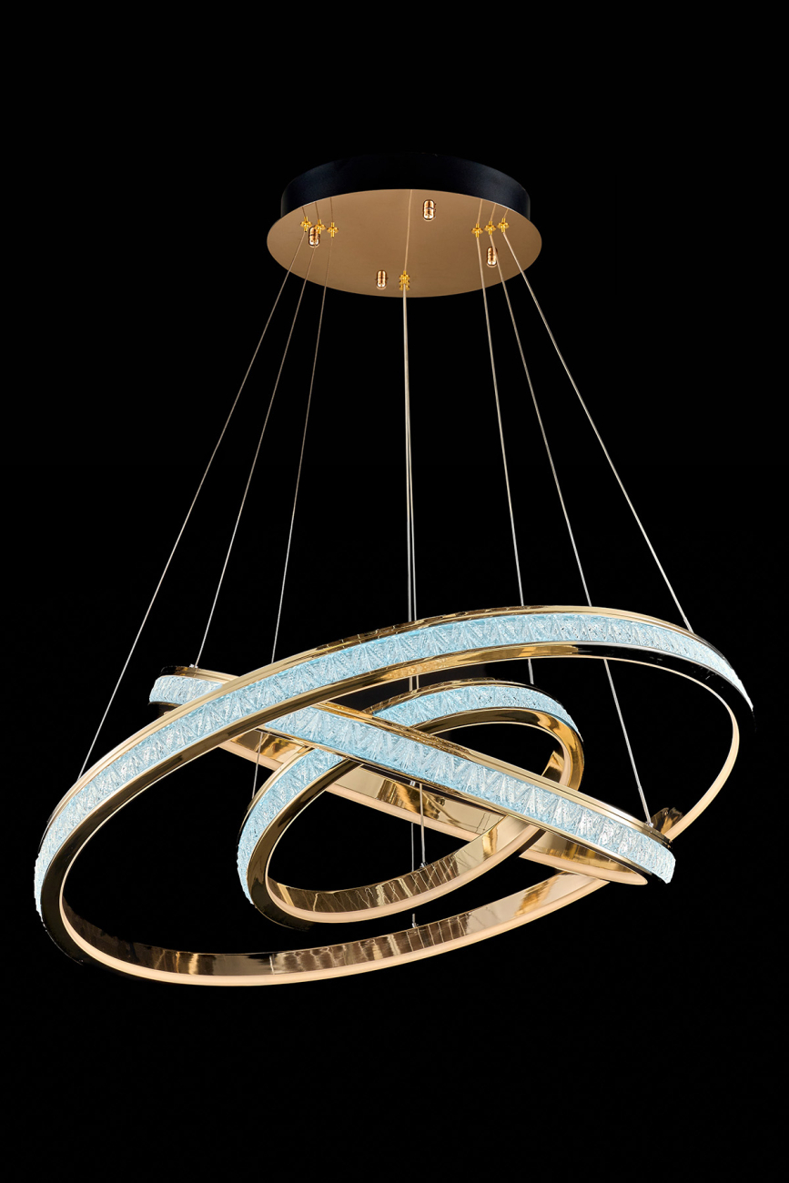 Подвесная люстра Aida LE7707/800-3K Gold