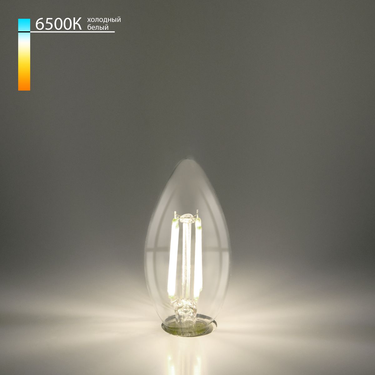 Филаментная светодиодная лампа Elektrostandard Свеча F E27 9W 6500K 4690389175350