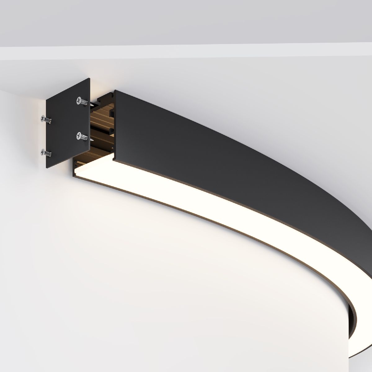 Радиусный профиль Maytoni Led strip ALM-3535R-B-D-90°-1.5M