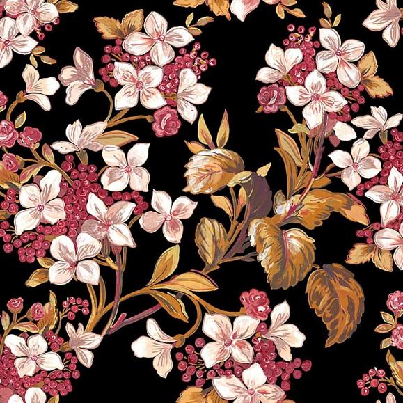 Обои Coordonne 8800043V Flowery Black