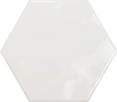 CERAMICA RIBESALBES GEOMETRY Hex White Glossy