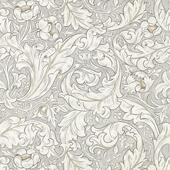 Обои Morris 216050 Pure Bachelors Button Stone/Linen
