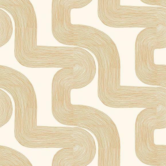 Панно Caselio 104771004 Curving Lines Beige