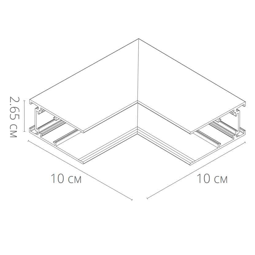 Коннектор угловой Arte Lamp Linea-accessories A480833