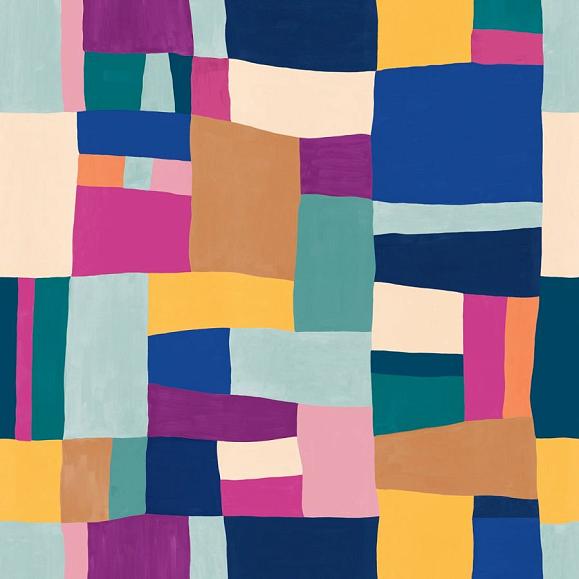Панно Caselio 104893406 Wonderfull Patchwork Multicouleurs