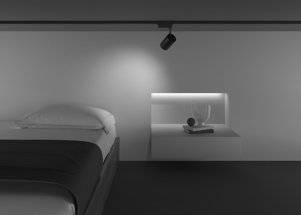 Трековый светильник Maytoni Technical Vuoro TR003-1-10W3K-W-B
