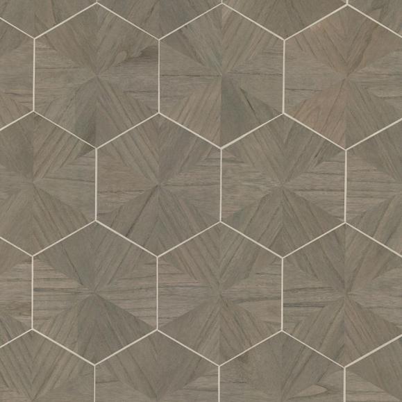 Обои York HO2102 Hexagram Wood Veneer Caper