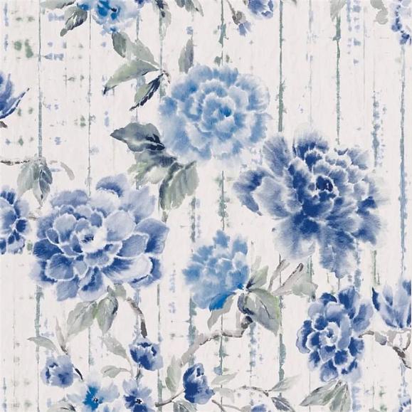 Обои Designers Guild PDG1158/05 Kyoto Flower Cobalt