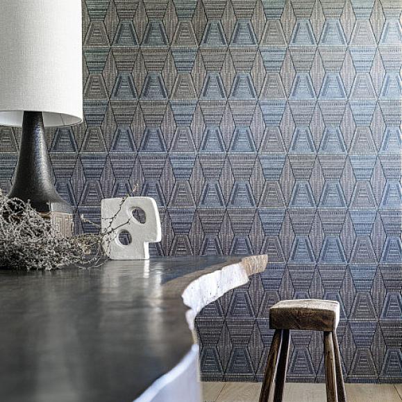 Обои Casamance 75274588 Daia Noir/Givre