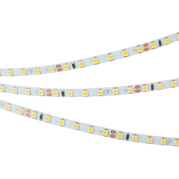 Светодиодная лента Arlight RT-A120-5mm 24V White6000 (9.6 W/m, IP20, 2835, 5m) 015651(2)