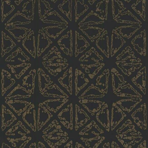 Обои York KT2110 Empire Diamond Black/Gold