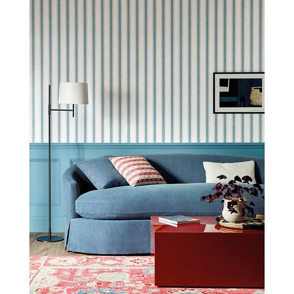 Обои Jane Churchill J199W-01 Camber Stripe Blue