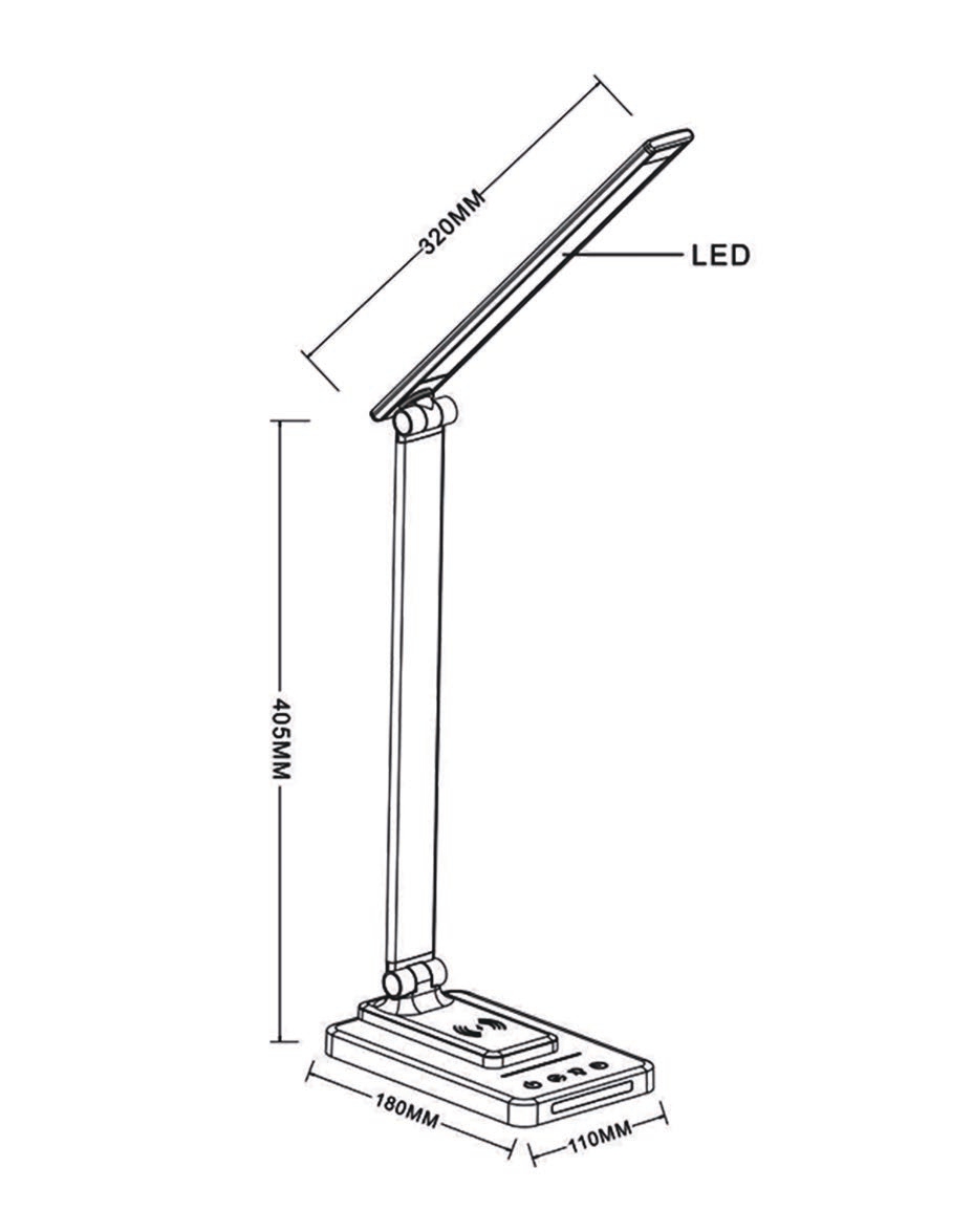 Настольная лампа Arte Lamp William A5122LT-1BK