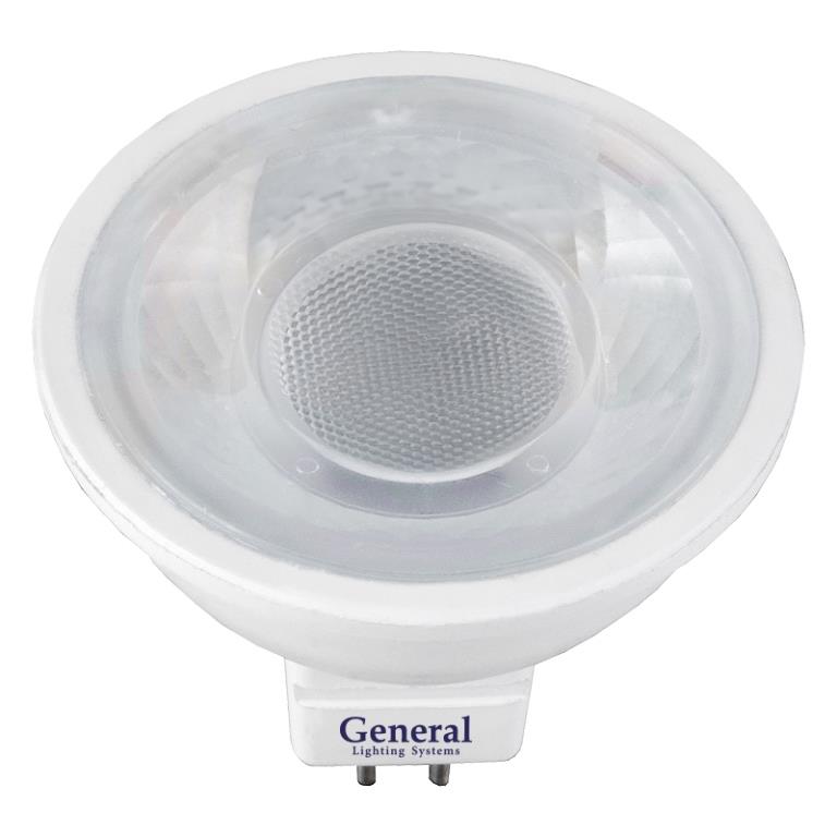 Светодиодная лампа General GLDEN-MR16-8-230-GU5.3-4500 636200