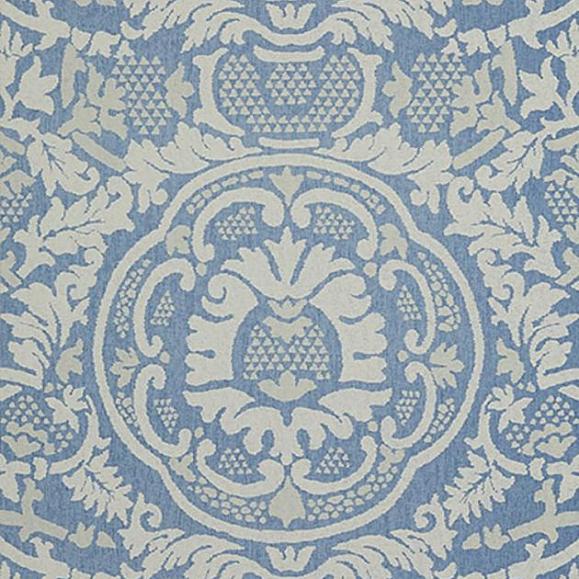 Обои Thibaut T10837 Earl Damask Blue