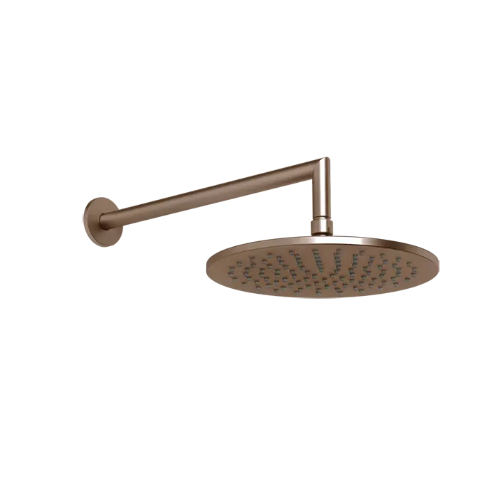 GESSI Верхний душ Ø25см., с настенным держателем 348 мм., цвет Copper Brushed PVD