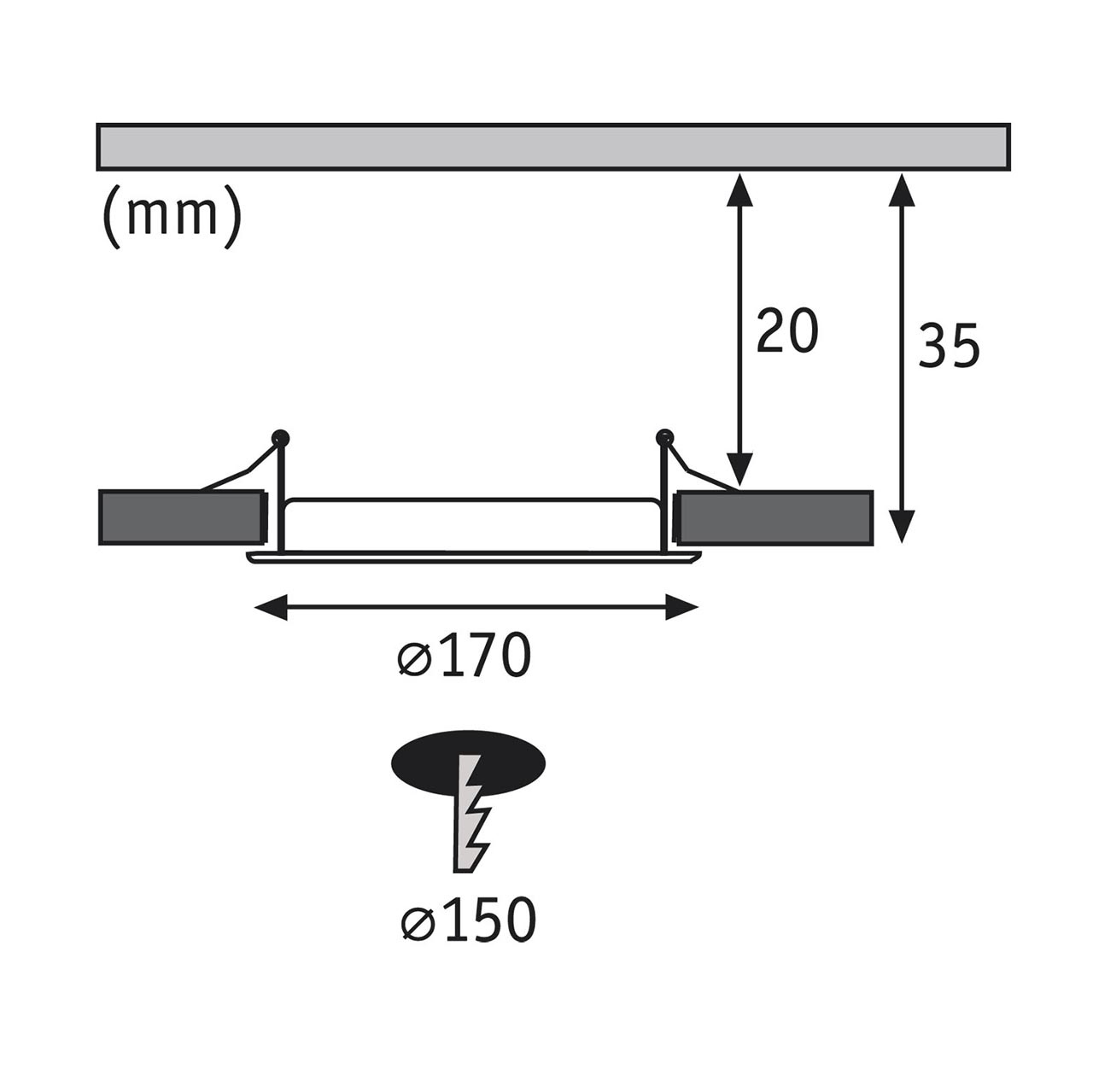 Встраиваемый светодиодный светильник Paulmann Quality Line Panel 92059