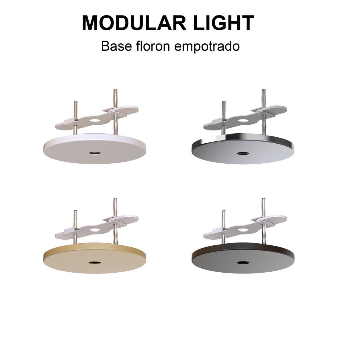 Основание потолочное утопленное 1L Mantra Modular Light Florones 9361