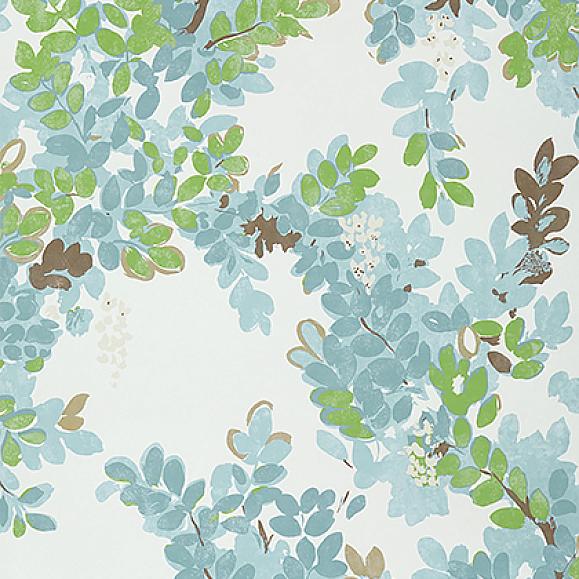Обои Thibaut T14335 Central Park Spa Blue