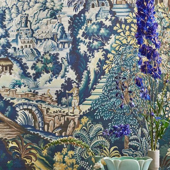 Панно Cole & Son 118/17039 Verdure Tapestry Petrol