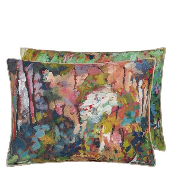 Подушка CCDG1460, Foret Impressionniste, Forest, Designers Guild 60 x 45см