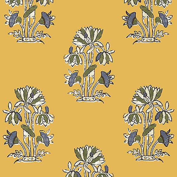 Обои Thibaut T13202 Lily Flower Harvest Gold