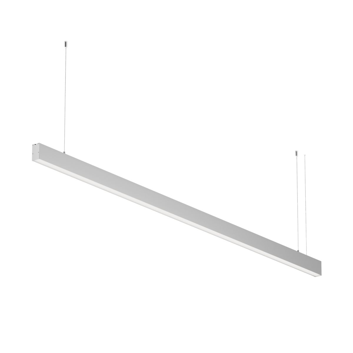 Линейный подвесной светильник Maytoni Technical 3000K 35x67 (Серебро, 2 м) LL312039