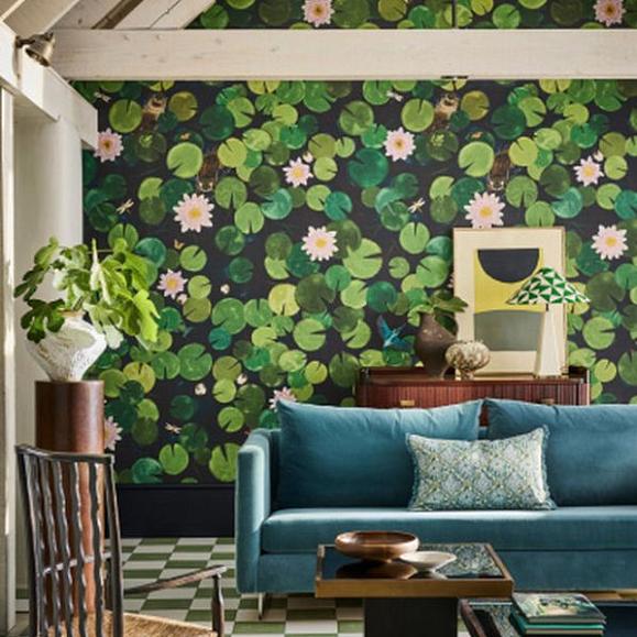 Обои Little Greene 0234LPHOPPE коллекции In the Garden