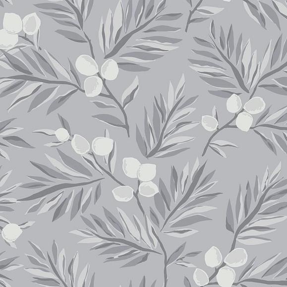 Обои Paper&Ink BL70708 Plums and Leaves Navy